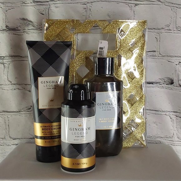 BATH & BODY WORKS 'LEGEND' 4-PIECE GIFT SET BODY WASH, LOTION, MIST & GIFT BAG - Picture 1 of 15